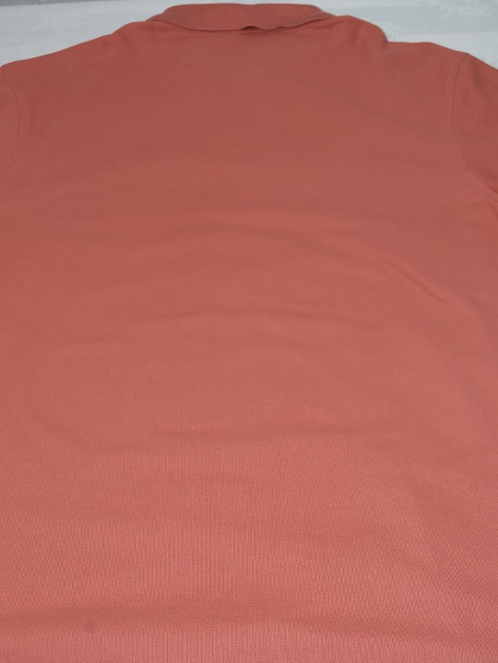 Nordstrom 3-Ply 100% Cotton Polo Shirt -- Coral -- Size XL - Picture 3 of 7